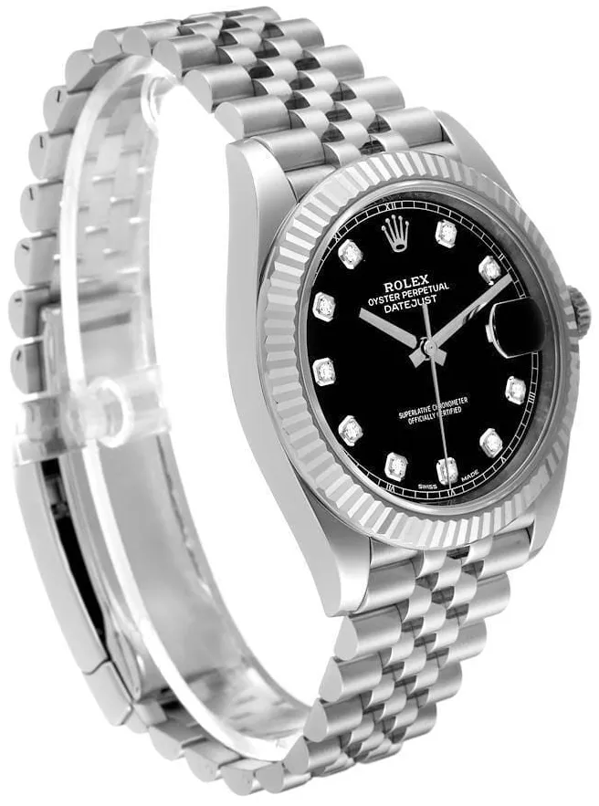 Rolex Datejust 41 126334-0012 41mm White gold and Oystersteel Black 2