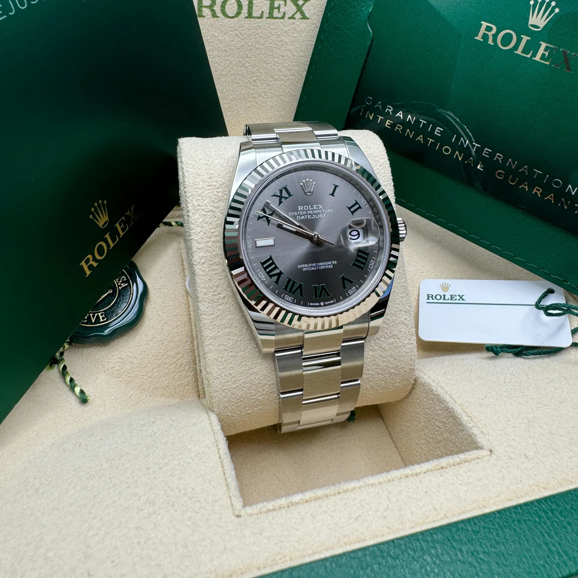 Rolex Datejust 41 126334-0021 41mm White gold and Oystersteel Gray 2