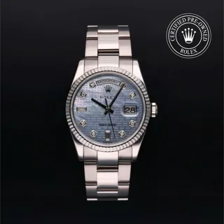 Rolex Day-Date 36 118239 White gold Gray