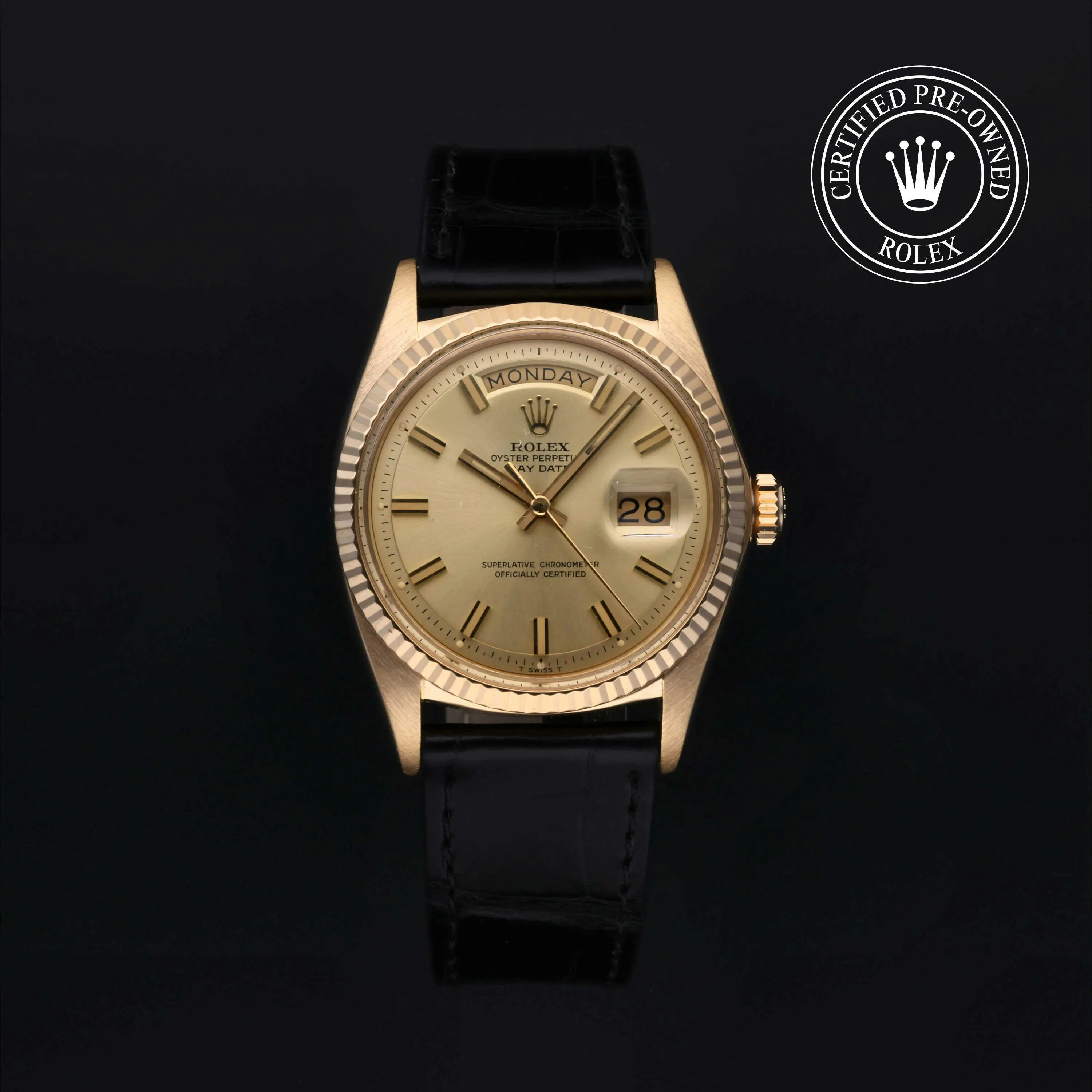 Rolex Day-Date 36 1803 36mm Yellow gold Champagne