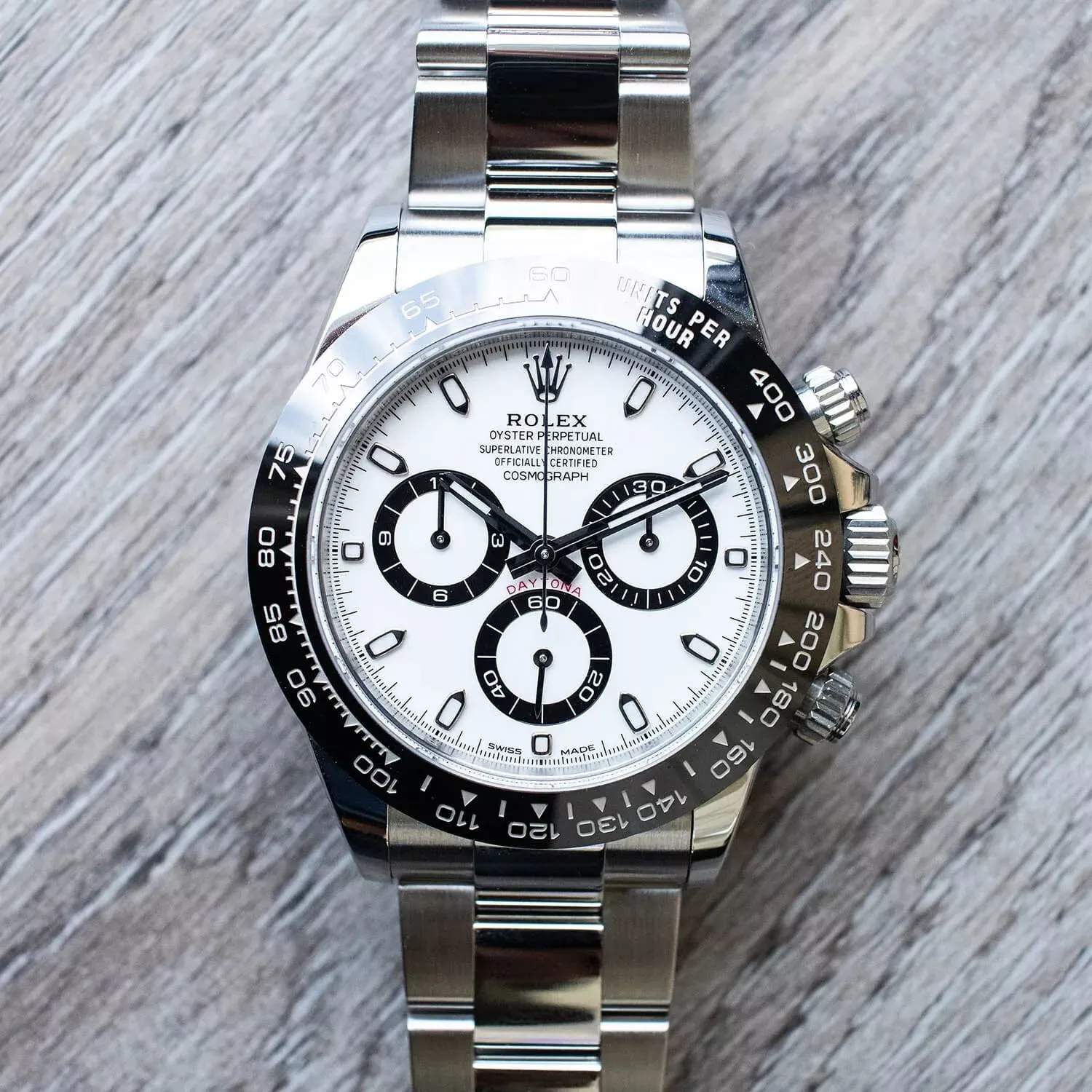 Rolex Daytona 116500LN-0001 40mm Stainless steel White