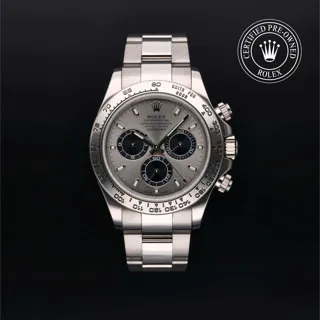 Rolex Daytona 116509-0072 White gold Silver