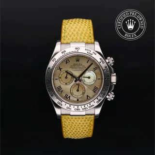 Rolex Daytona 116519 White gold Mother of pearl$Yellow