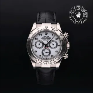 Rolex Daytona 116519 White gold White