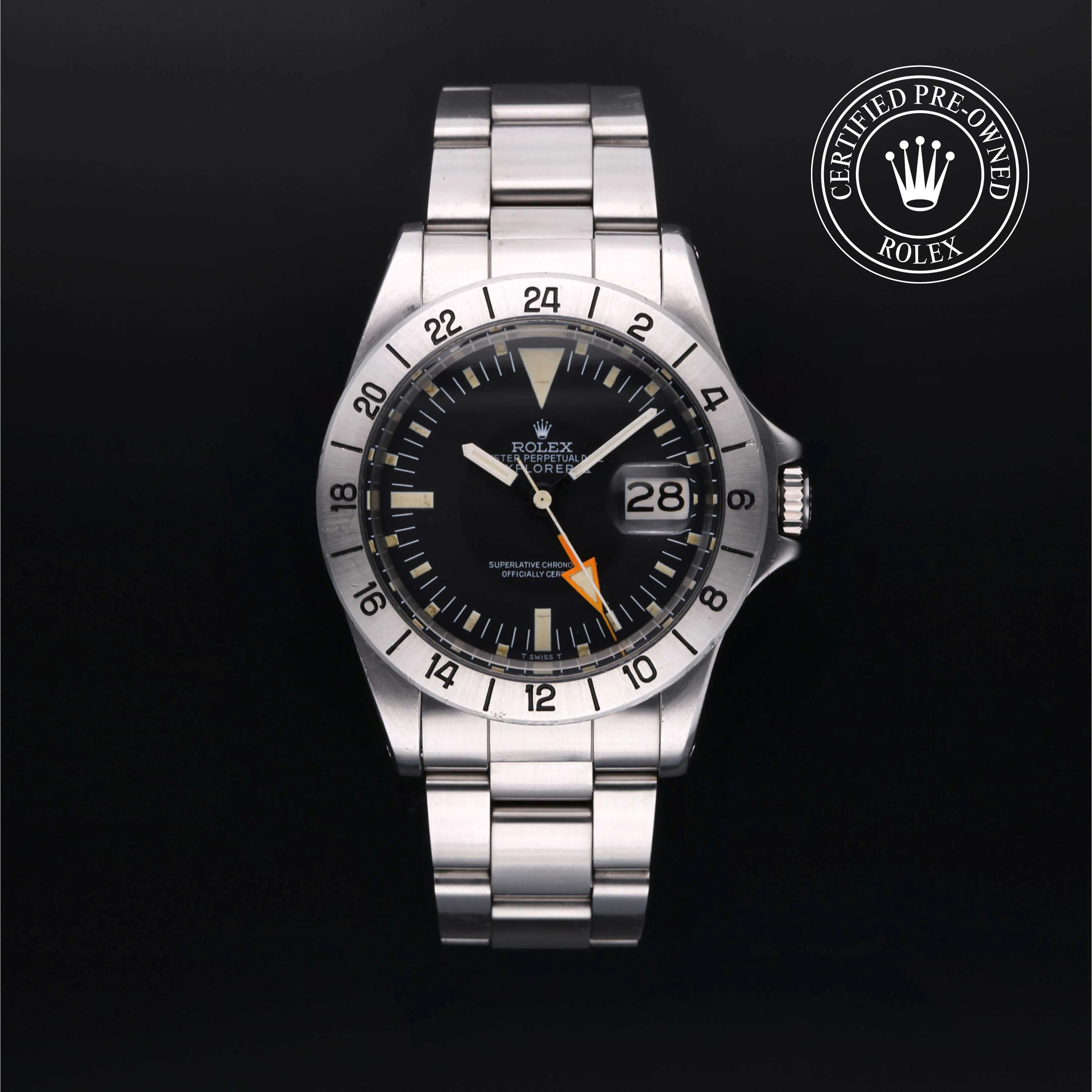 Rolex Explorer II 1655 40mm Stainless steel Black