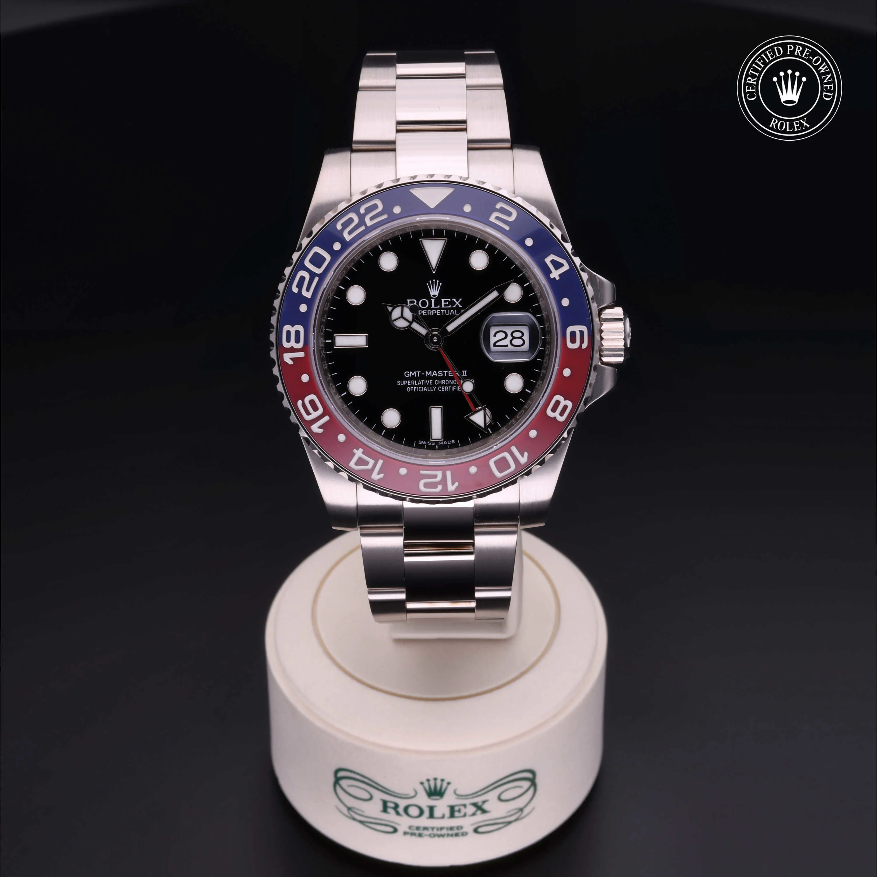 Rolex GMT-Master II 116719BLRO-0001 40mm White gold Black 1