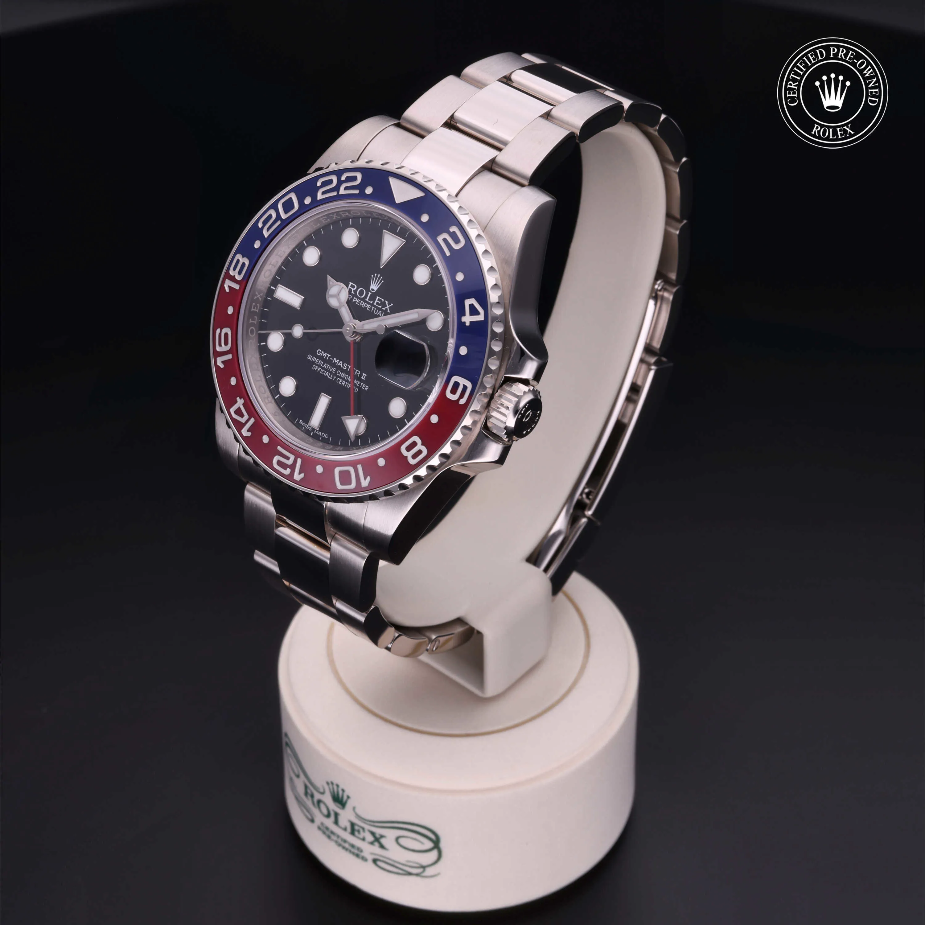 Rolex GMT-Master II 116719BLRO-0001 40mm White gold Black 2