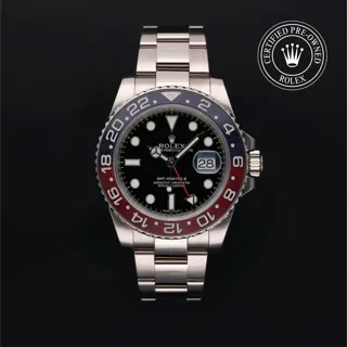 Rolex GMT-Master II 116719BLRO White gold Black