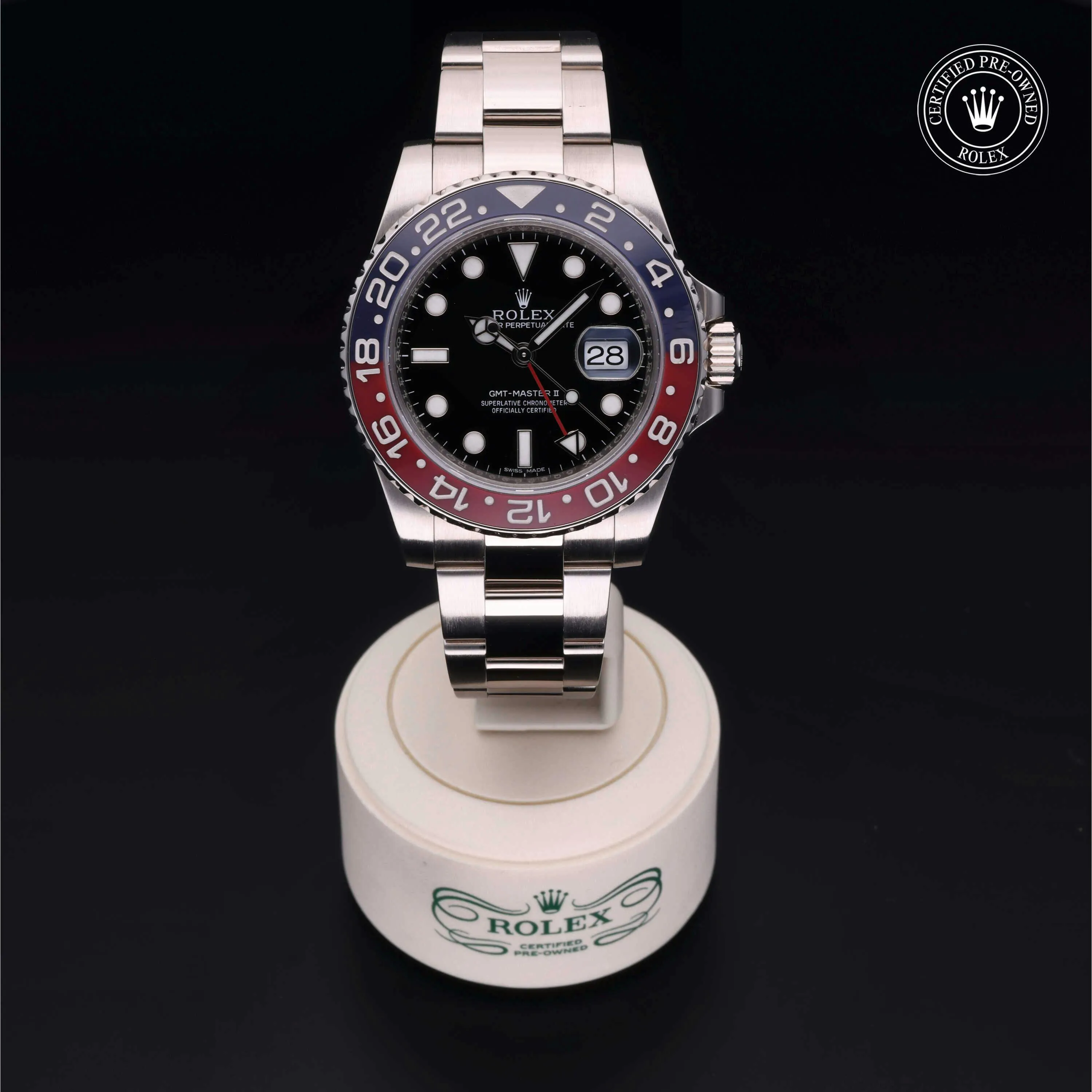 Rolex GMT-Master II 116719BLRO 40mm White gold Black 1