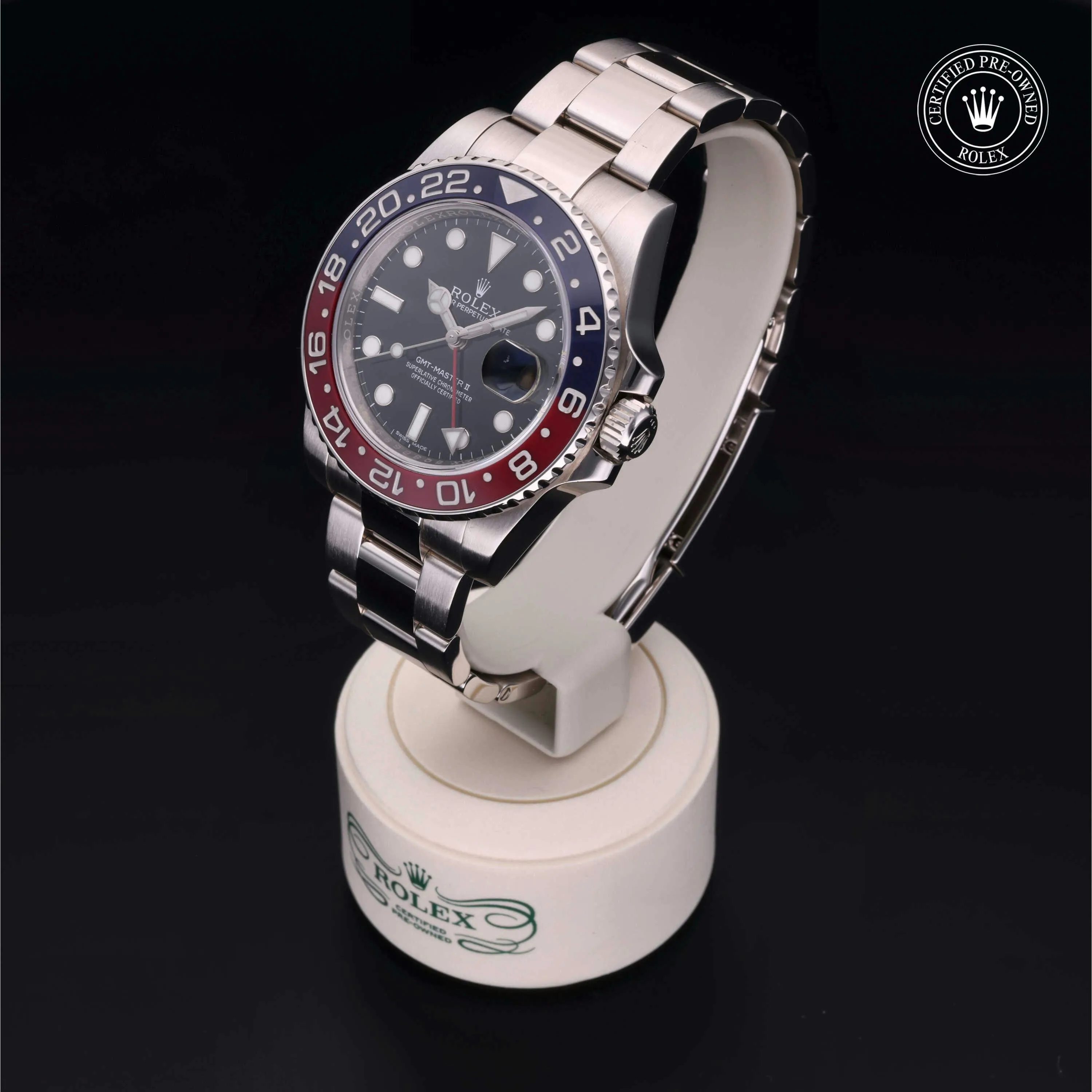 Rolex GMT-Master II 116719BLRO 40mm White gold Black 2