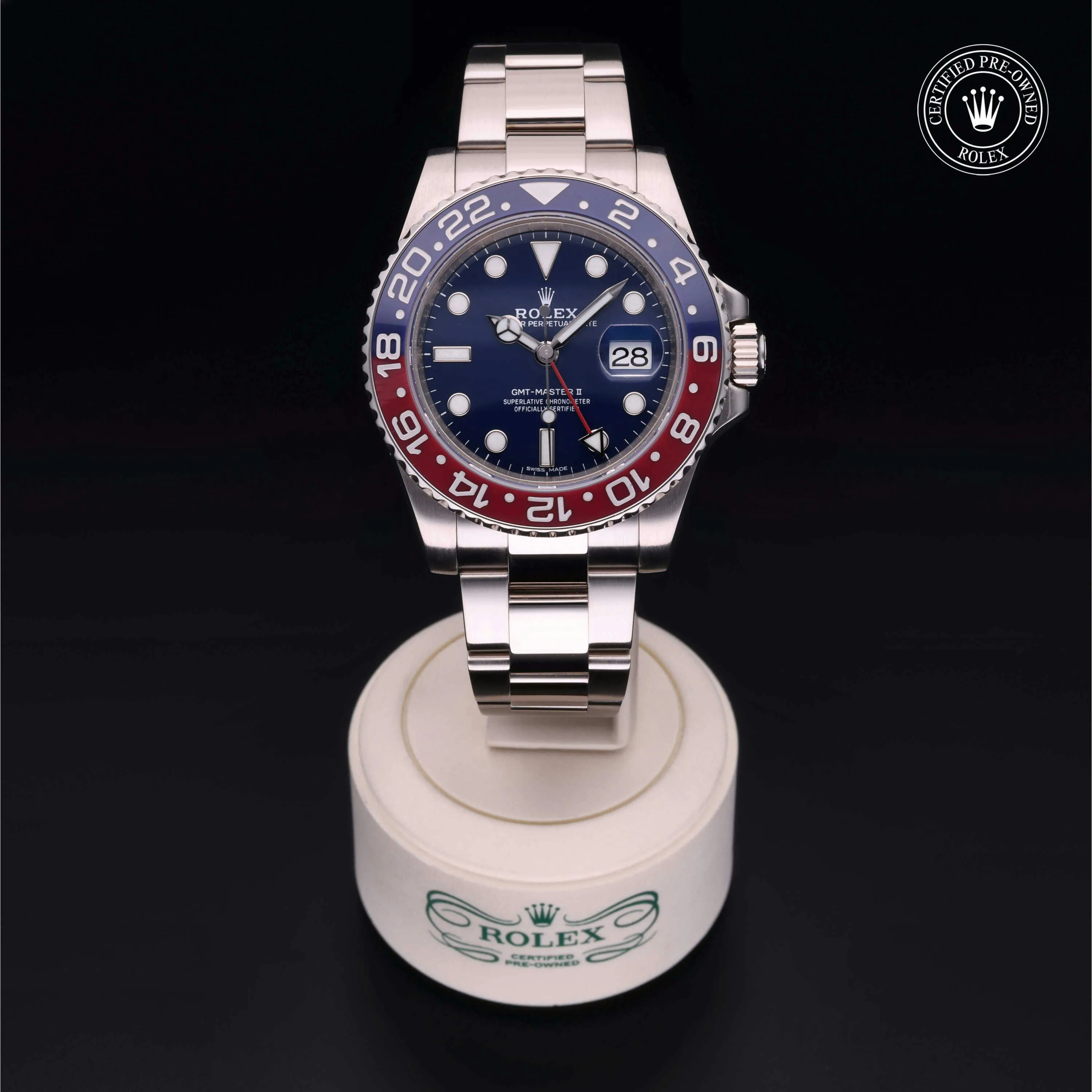 Rolex GMT-Master II 116719BLRO 40mm White gold Blue 1