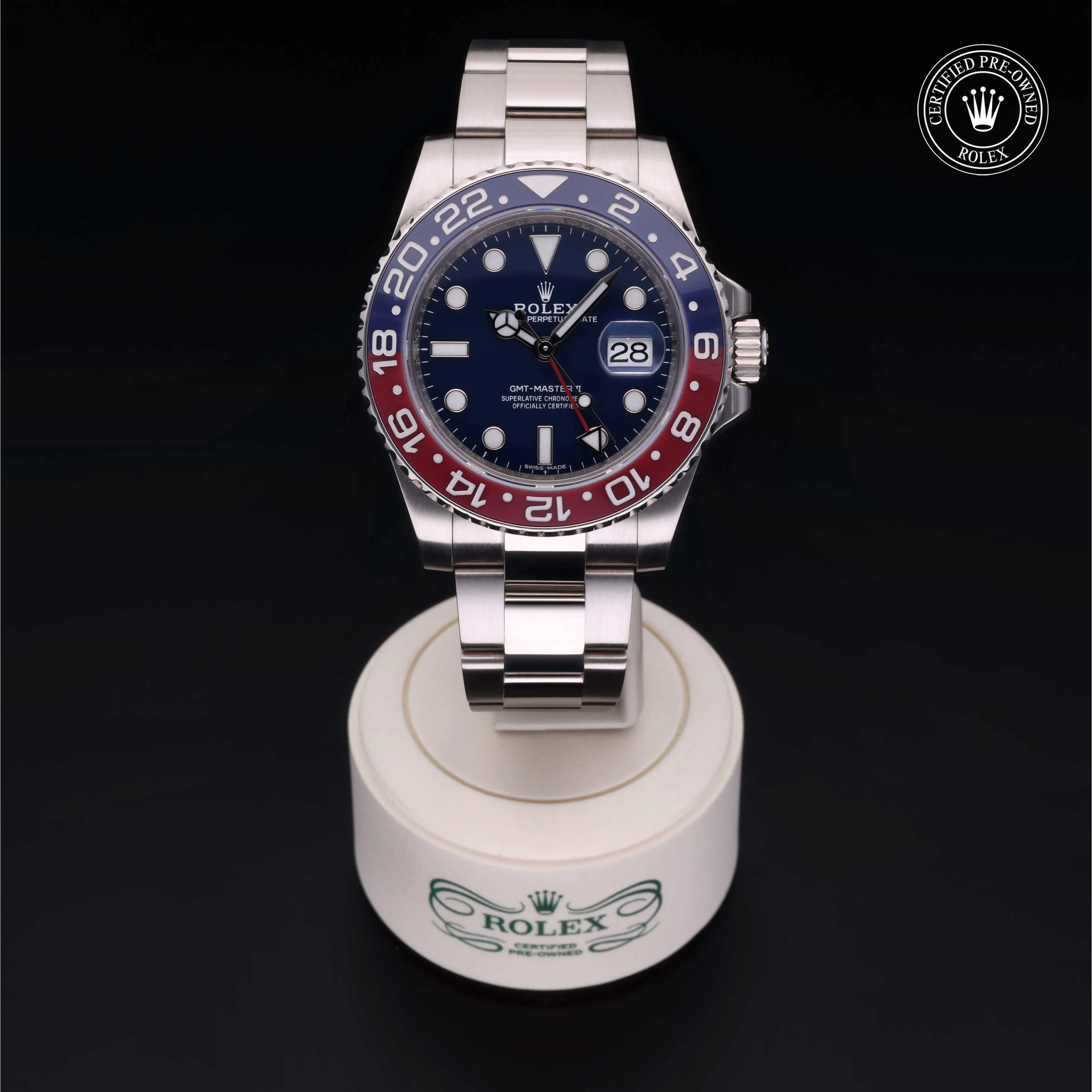 Rolex GMT-Master II 116719BLRO 40mm White gold Blue 1