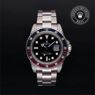 Rolex GMT-Master II 116759SARU White gold Black