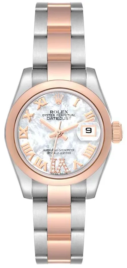 Rolex Lady-Datejust 179161 26mm Rose gold Mother-of-pearl