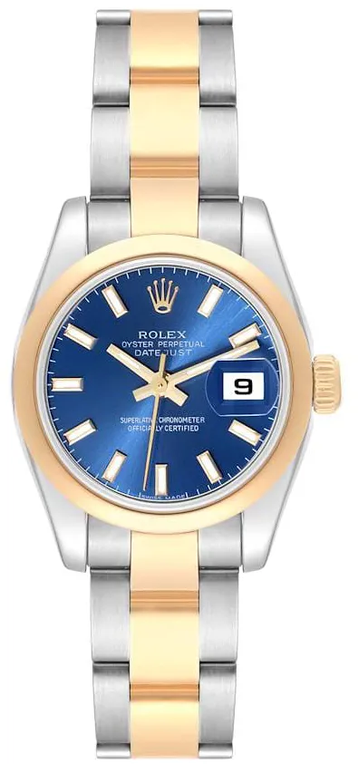 Rolex Lady-Datejust 179163 26mm Stainless steel Blue