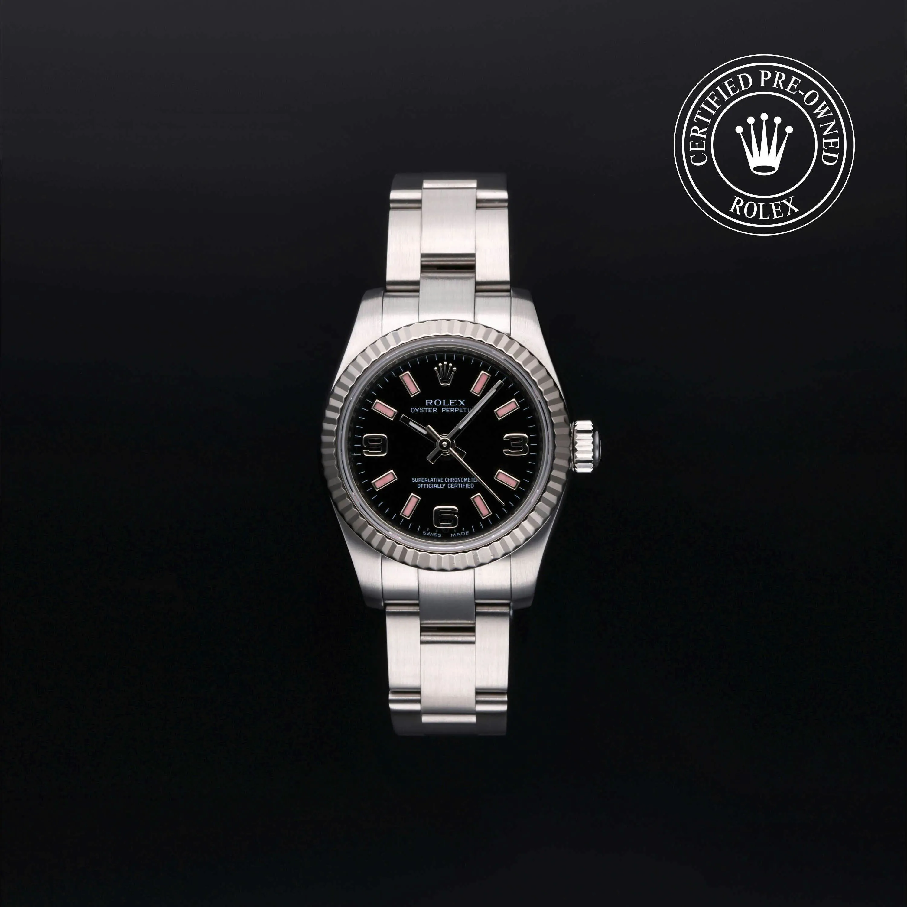 Rolex Oyster Perpetual 26 176234 26mm Stainless steel Black