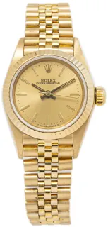 Rolex Oyster Perpetual 67198 Yellow gold Champagne