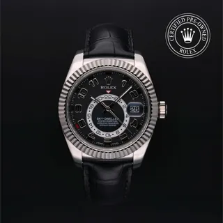 Rolex Sky-Dweller 326139-0003 White gold Black