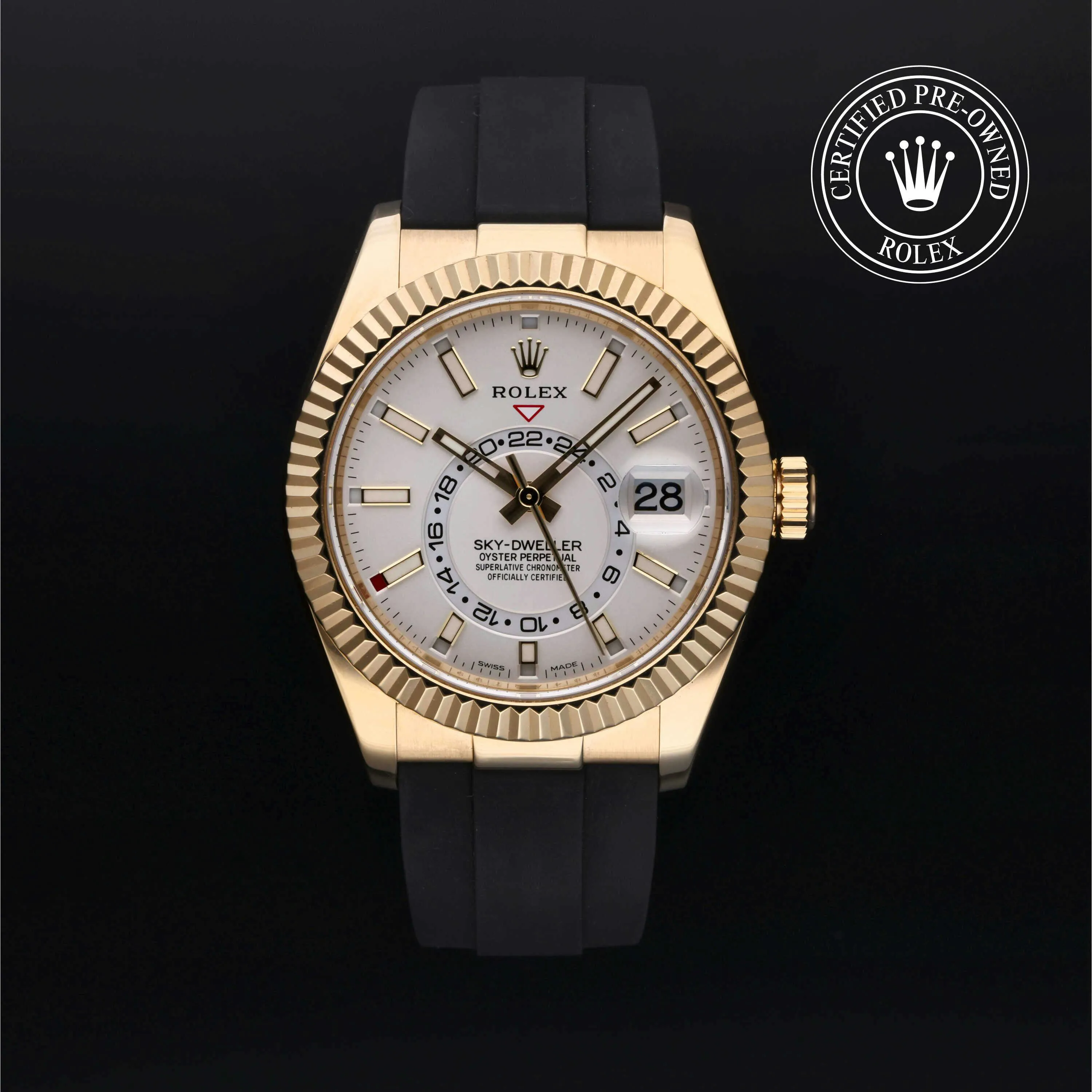 Rolex Sky-Dweller 326238 42mm Yellow gold White