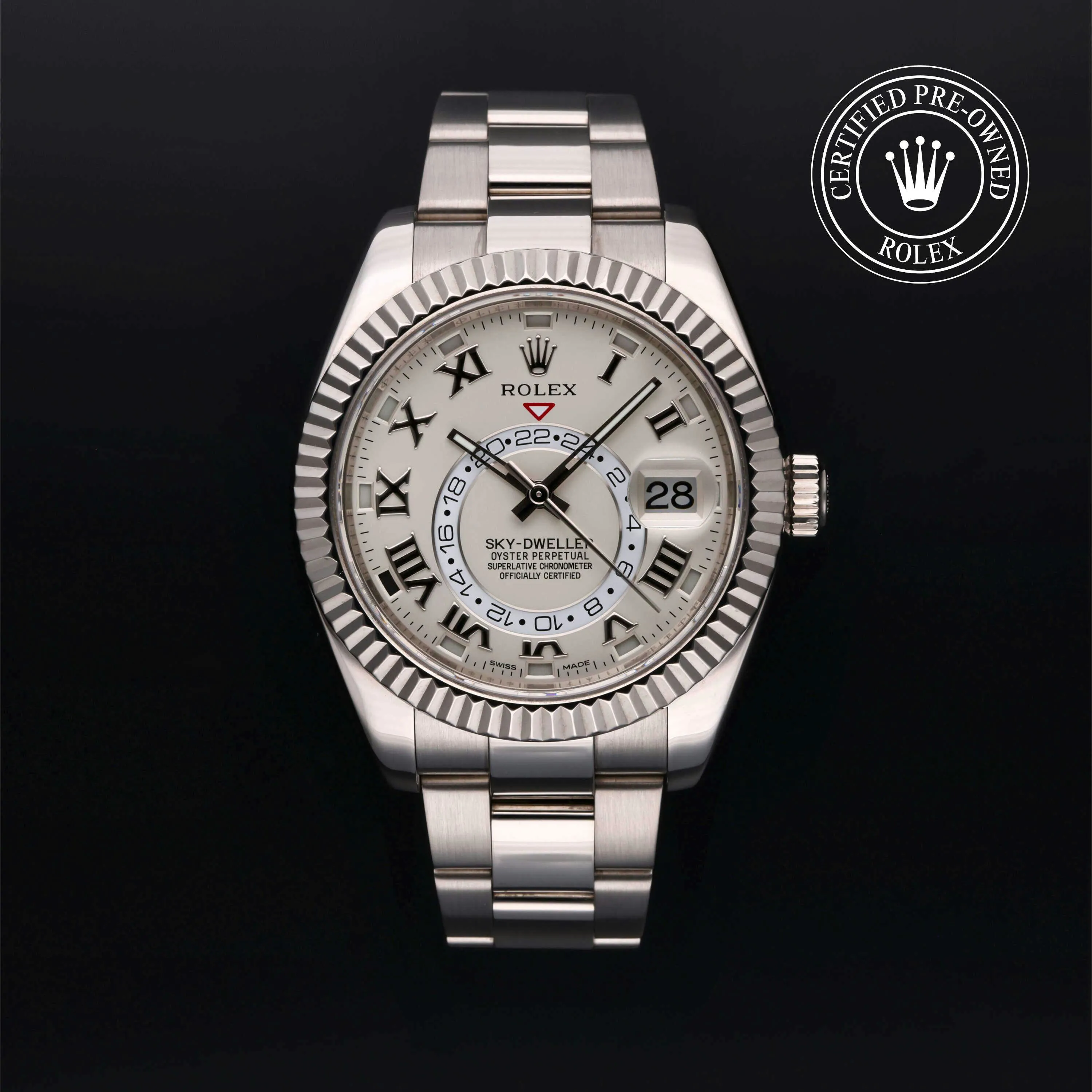 Rolex Sky-Dweller 326939 42mm White gold Ivory