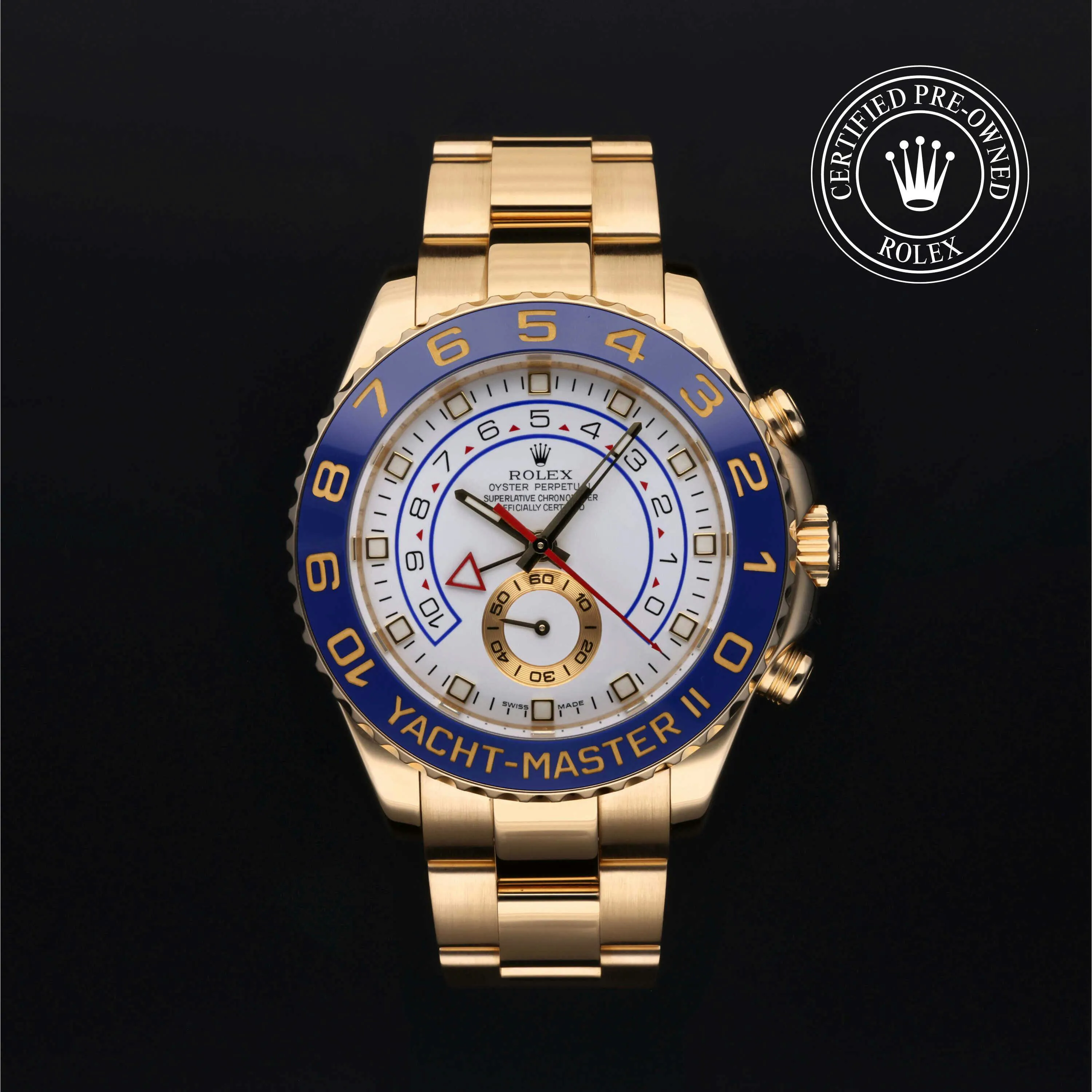 Rolex Yacht-Master II 116688-0001 44mm Yellow gold White