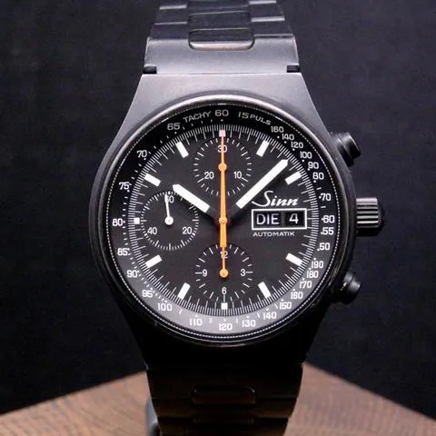 Sinn 144 144.066 41mm Stainless steel Black