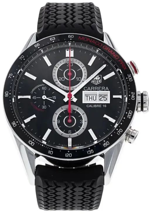 TAG Heuer Carrera CV2A1F.FT6033 43mm Stainless steel Black