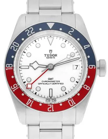 Tudor Black Bay GMT M79830RB-0010 41mm Stainless steel White