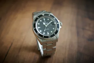 Tudor Submariner 79090 Stainless steel Black