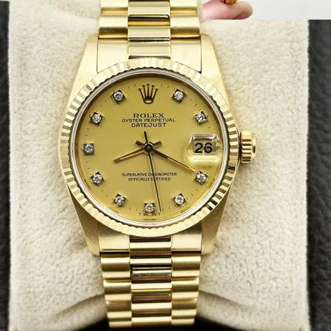 Rolex Datejust 31 6827 31mm Yellow gold Champagne 8