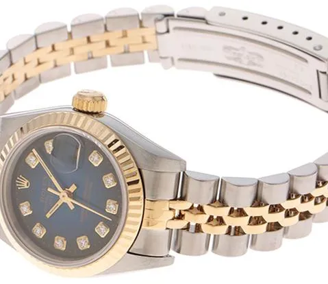 Rolex Datejust 69173G 26mm Yellow gold and Stainless steel Blue 2