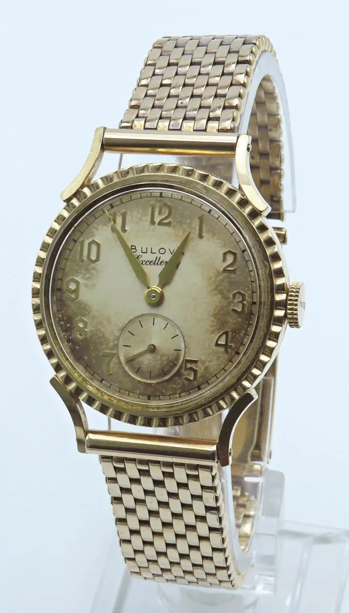 Bulova 31mm Yellow gold