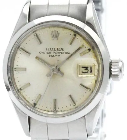 Rolex Oyster Perpetual Lady Date 6516 25mm Stainless steel Silver