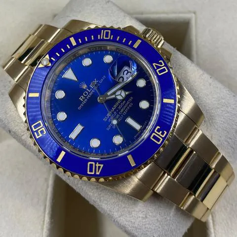 Rolex Submariner Date 116618LB 40mm Yellow gold Blue 6