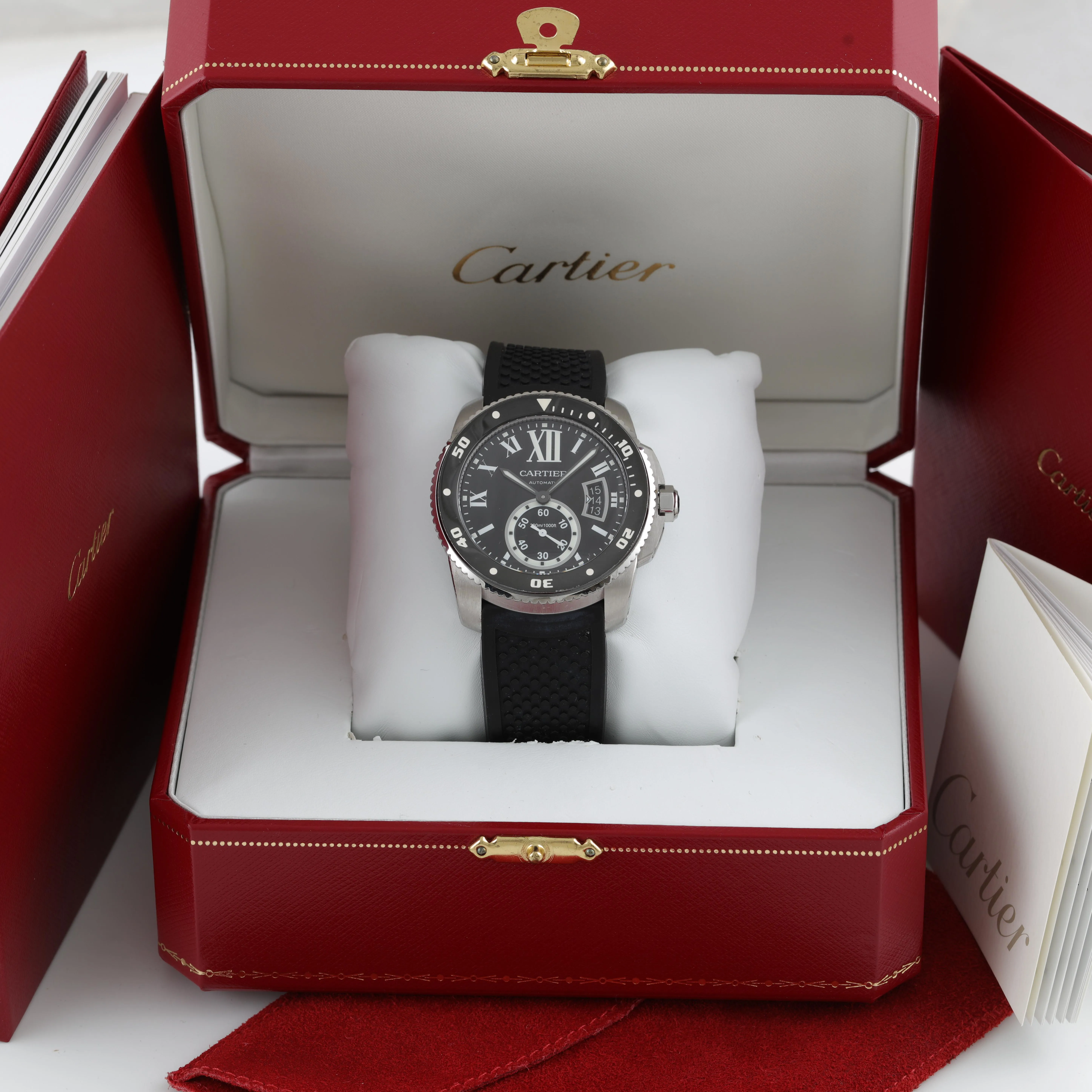 Cartier Calibre de Cartier 3729 W7100056 42mm Stainless steel Black 6