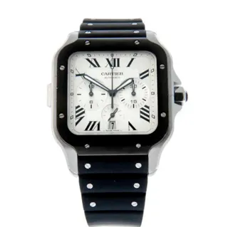 Cartier Santos 4183 Stainless steel Silver