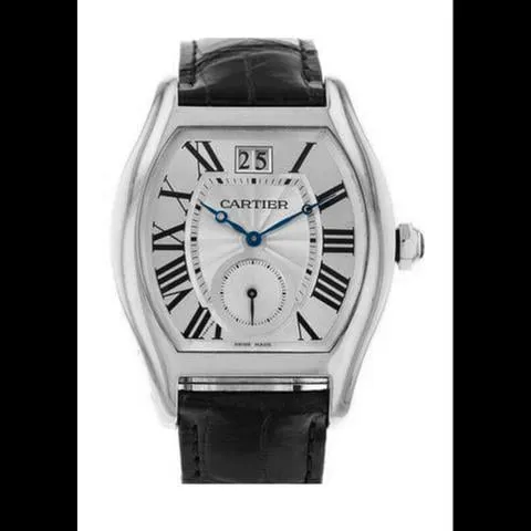 Cartier Tortue W1556233 40mm White gold Silver