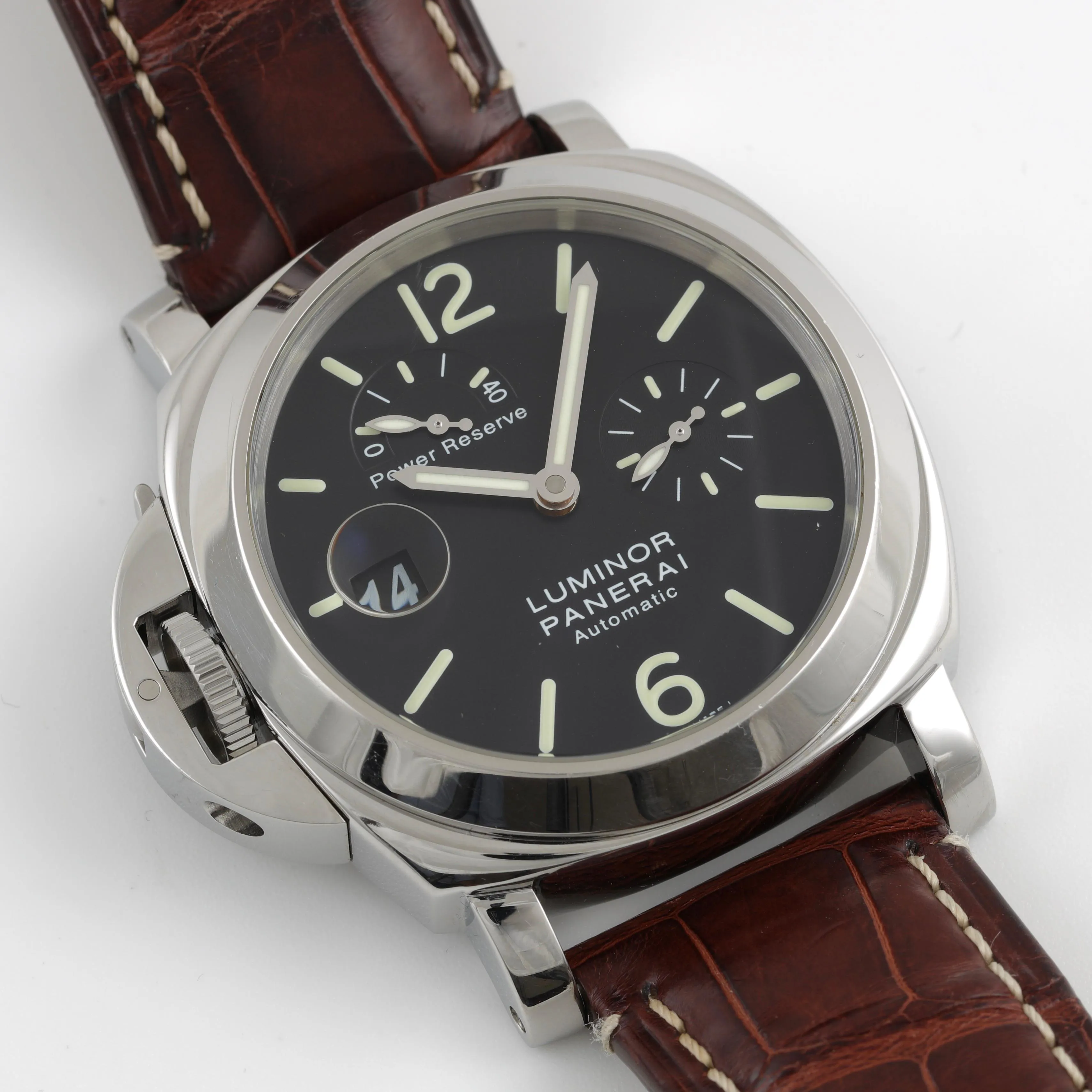 Panerai Luminor Power Reserve PAM 00123 44mm Stainless steel Black 2