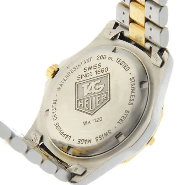 TAG Heuer 2000 WK1120 38mm Stainless steel and gold-plated White 3