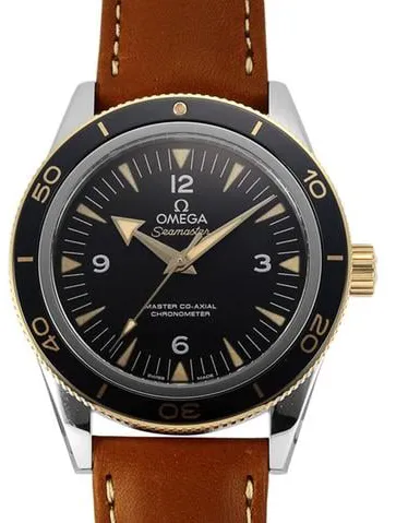 Omega Seamaster 300 233.22.41.21.01.001 41mm Yellow gold and Stainless steel Black