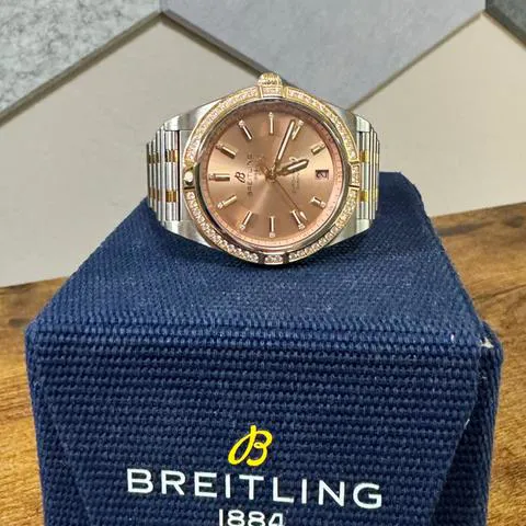 Breitling Chronomat U10380591K1U1 36mm Rose gold Pink 9