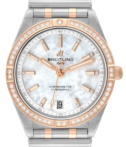 Breitling Chronomat U10380591A2U1 36mm Stainless steel Mother-of-pearl