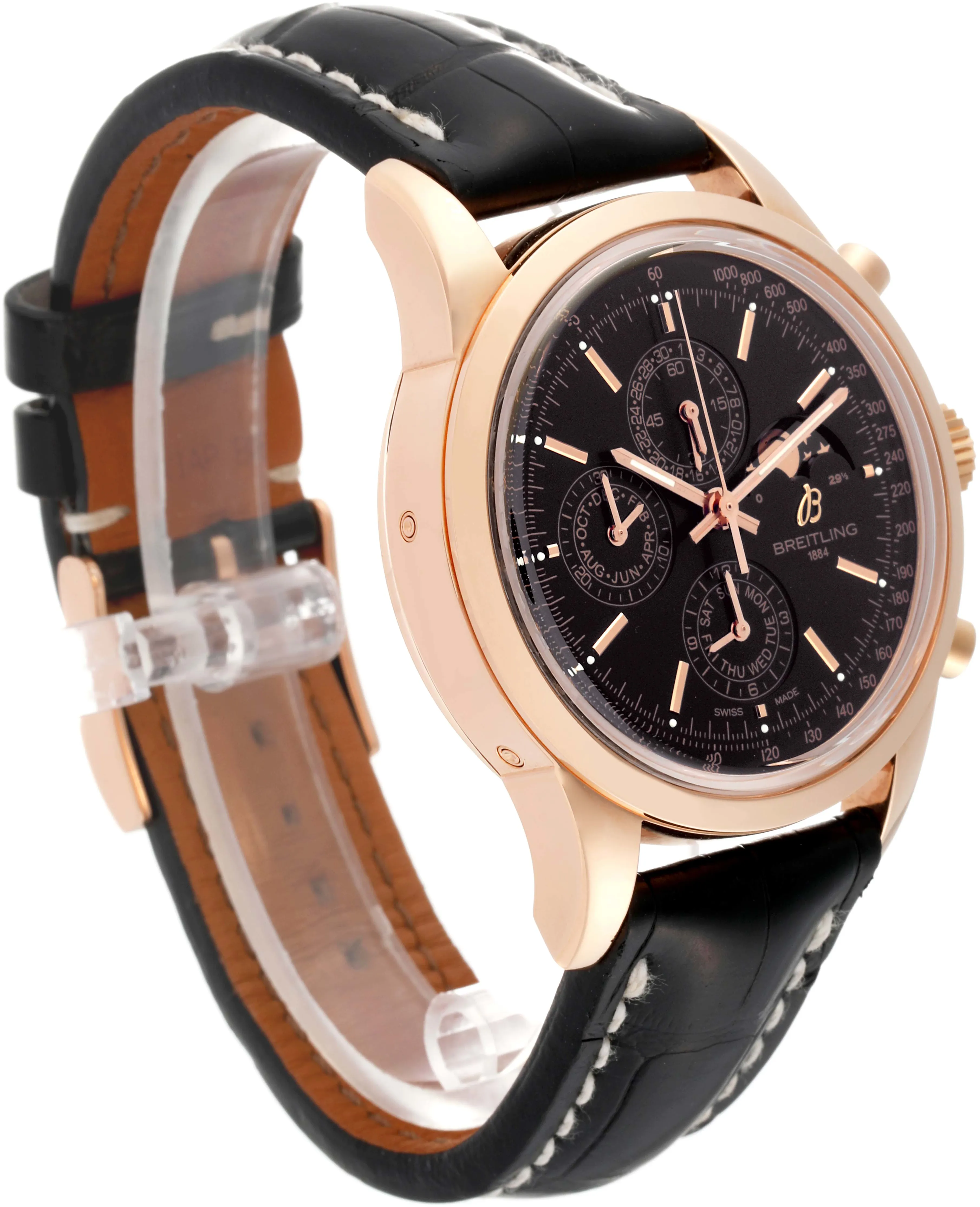 Breitling Transocean Chronograph 1461 R19310 43mm Rose gold Black 2