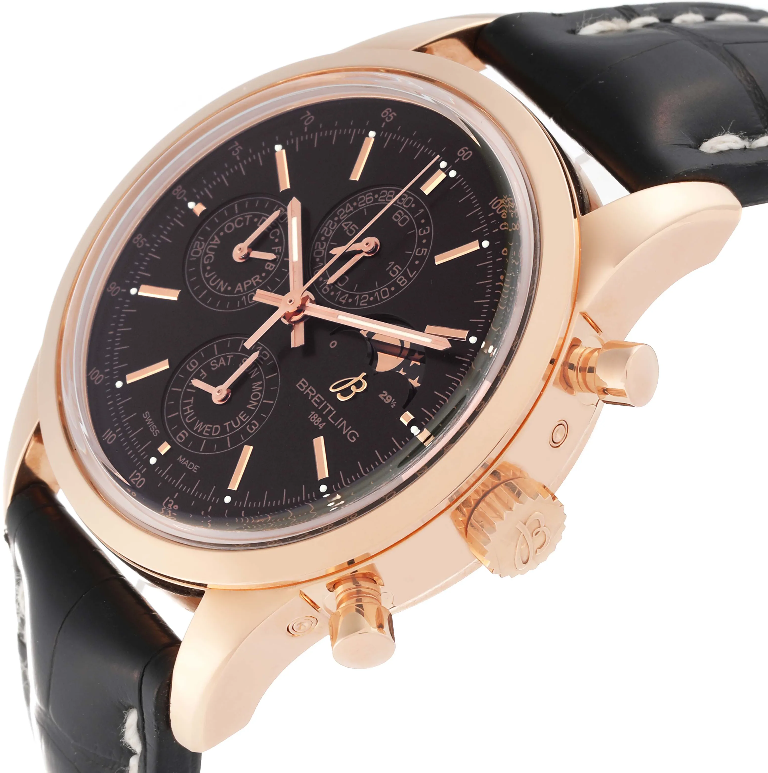 Breitling Transocean Chronograph 1461 R19310 43mm Rose gold Black 4