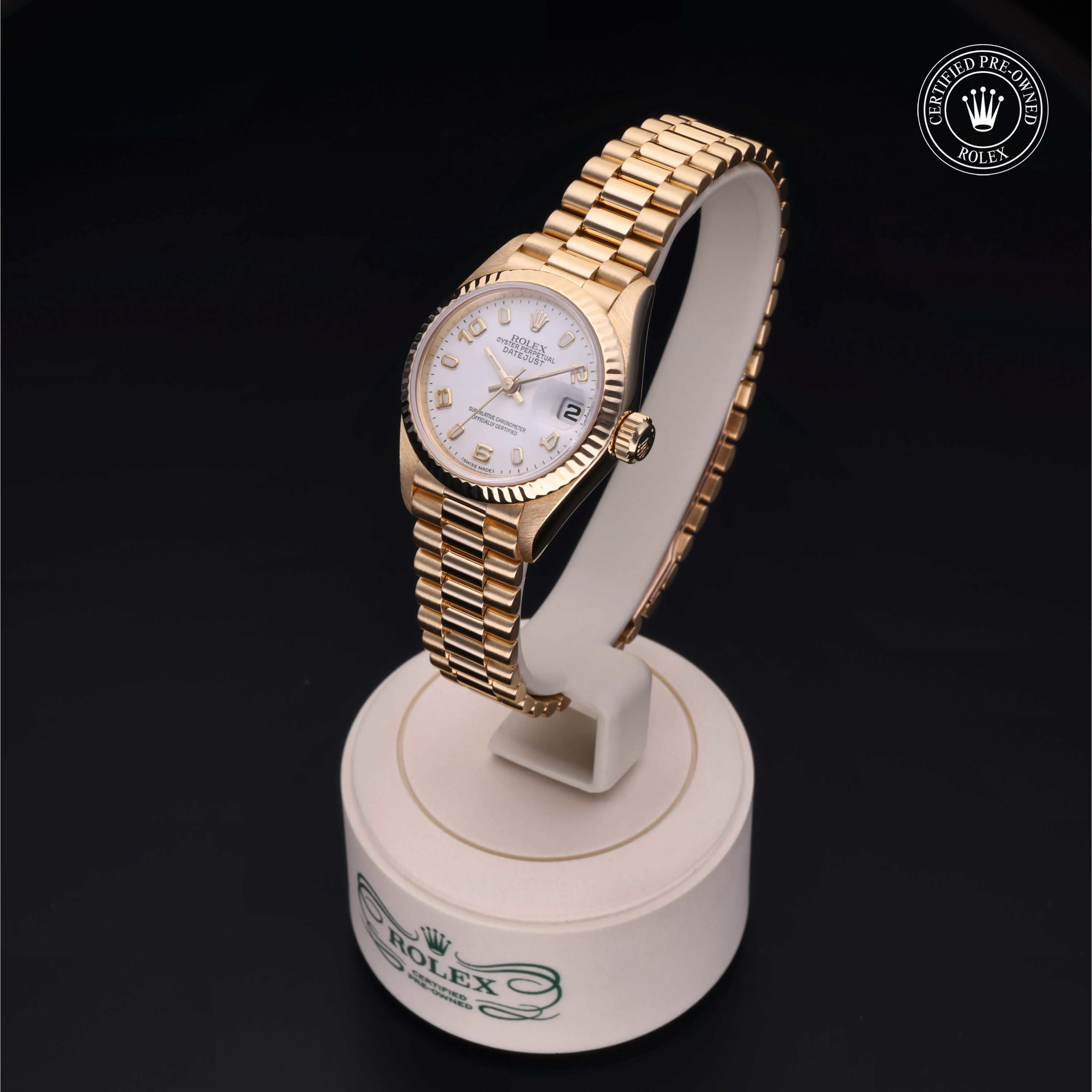 Rolex Lady-Datejust 69178 26mm Yellow gold BIANCO 1