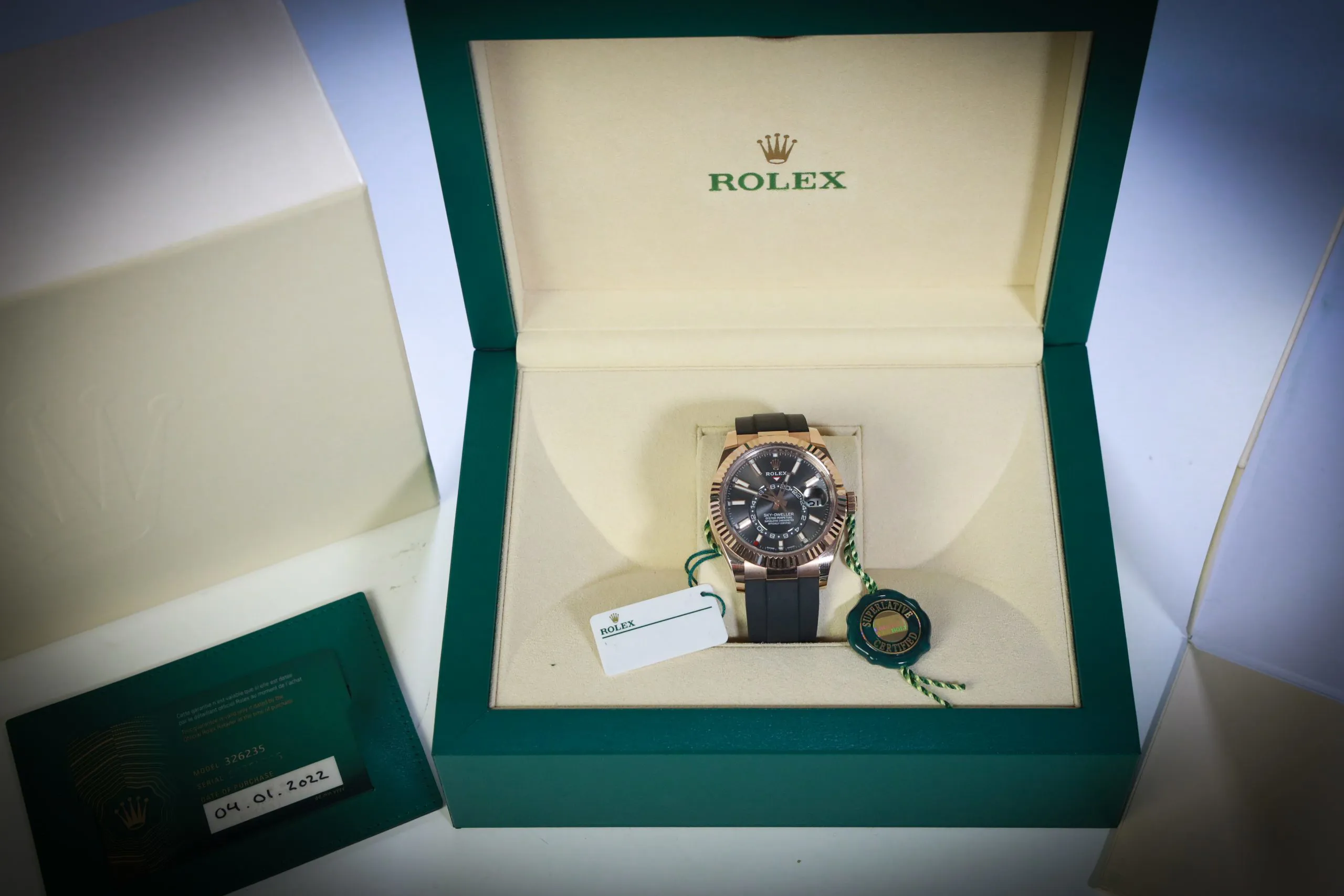 Rolex Sky-Dweller 326235 42mm Rose gold Dark grey 3