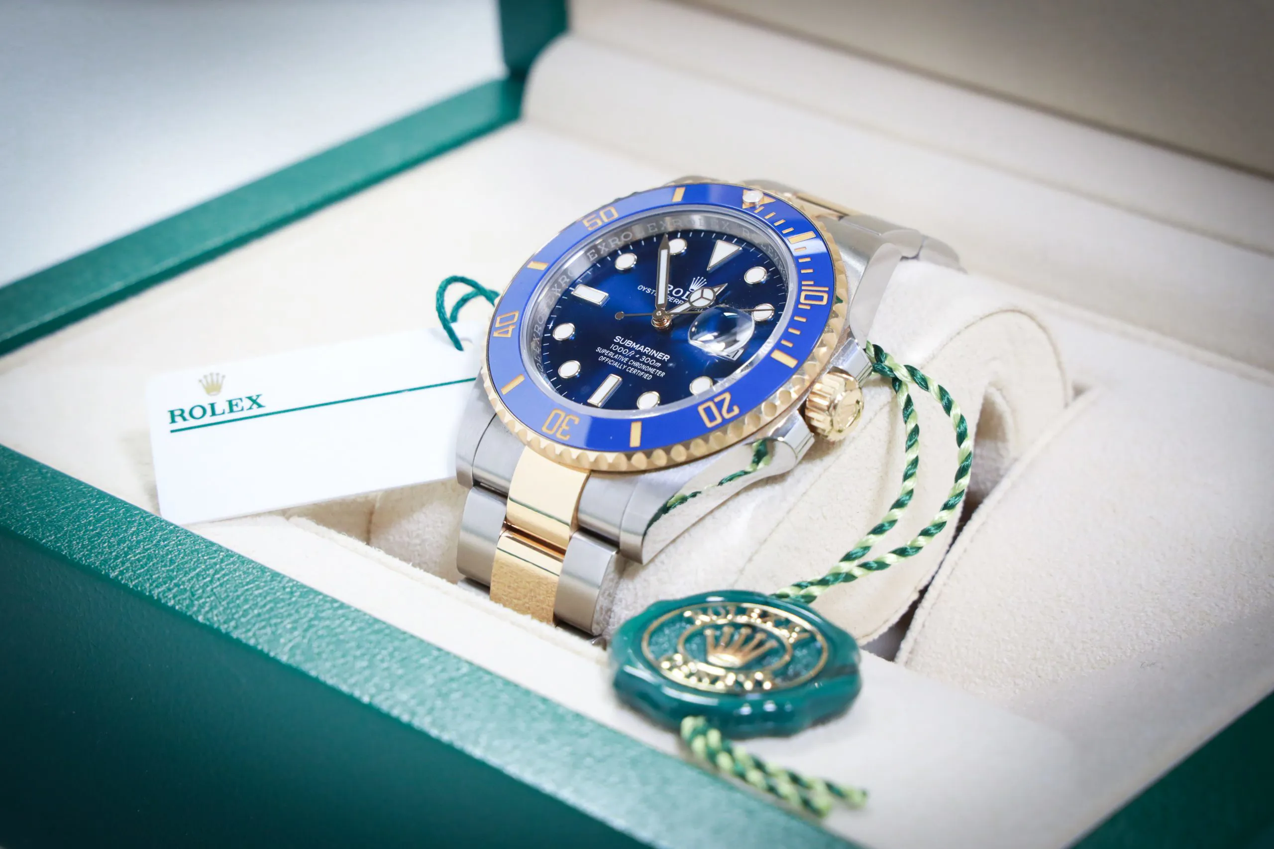 Rolex Submariner 126613LB 41mm 18k gold steel Blue