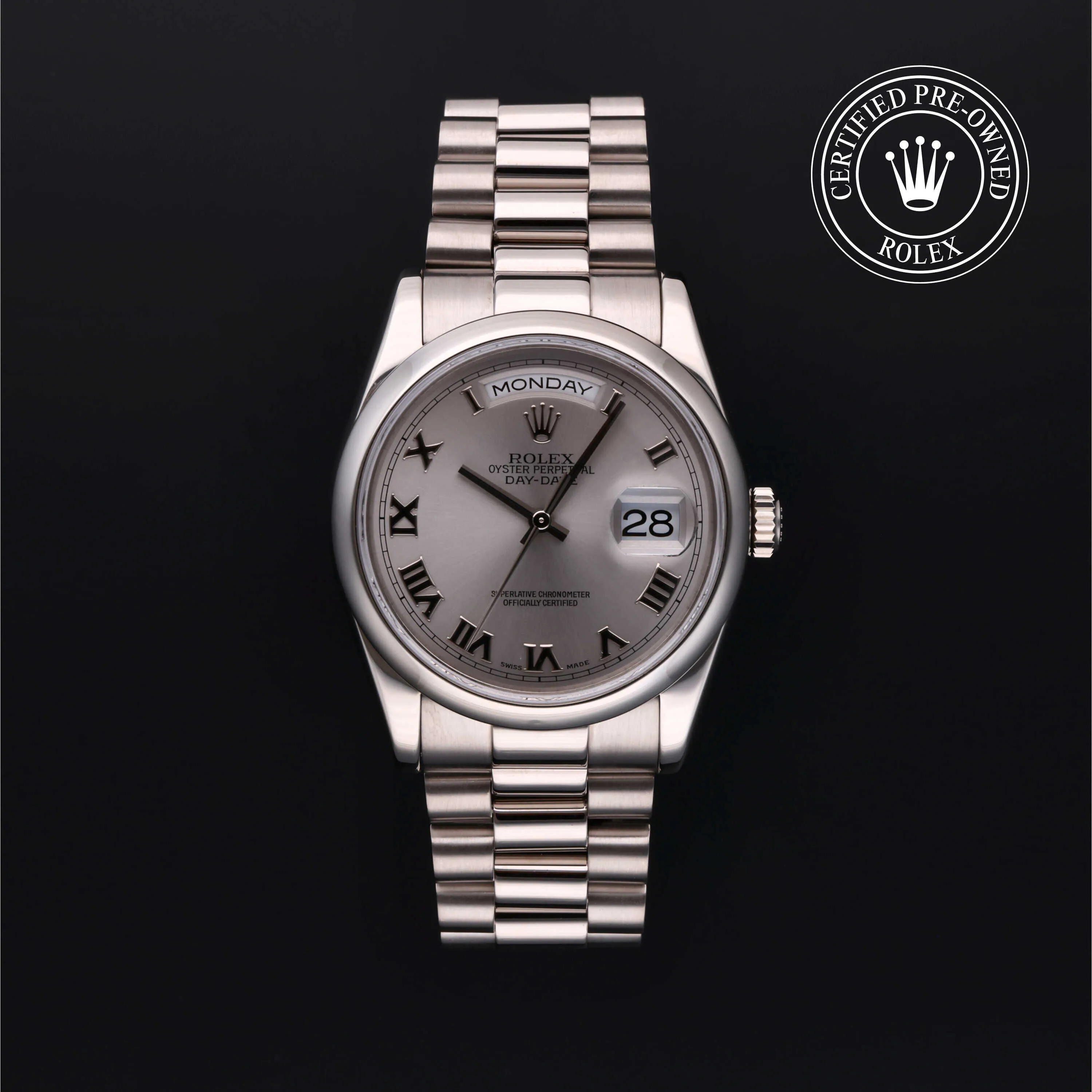 Rolex Day-Date 118209 36mm White gold