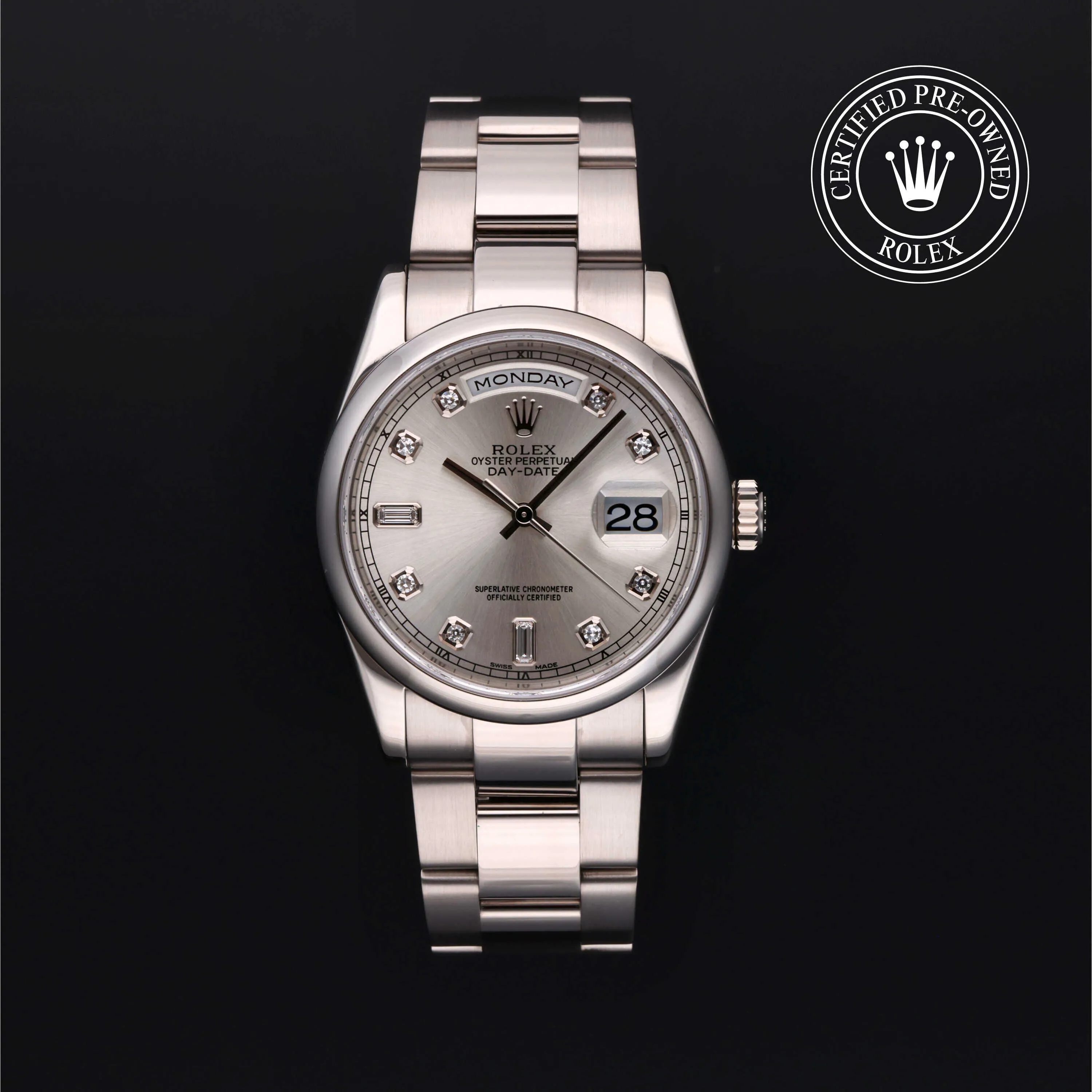 Rolex Day-Date 118209 36mm White gold