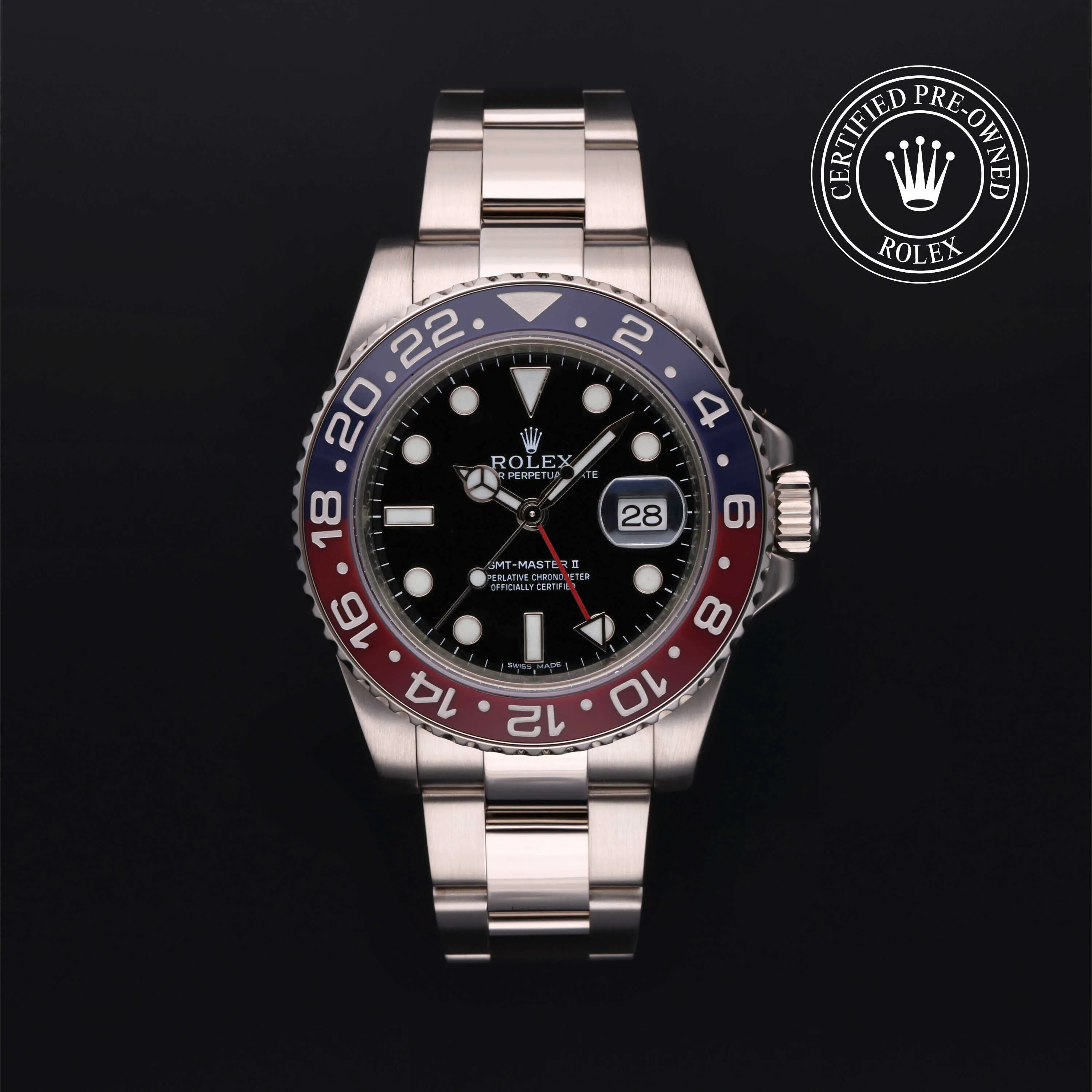 Rolex GMT-Master II 116719 40mm White gold Black